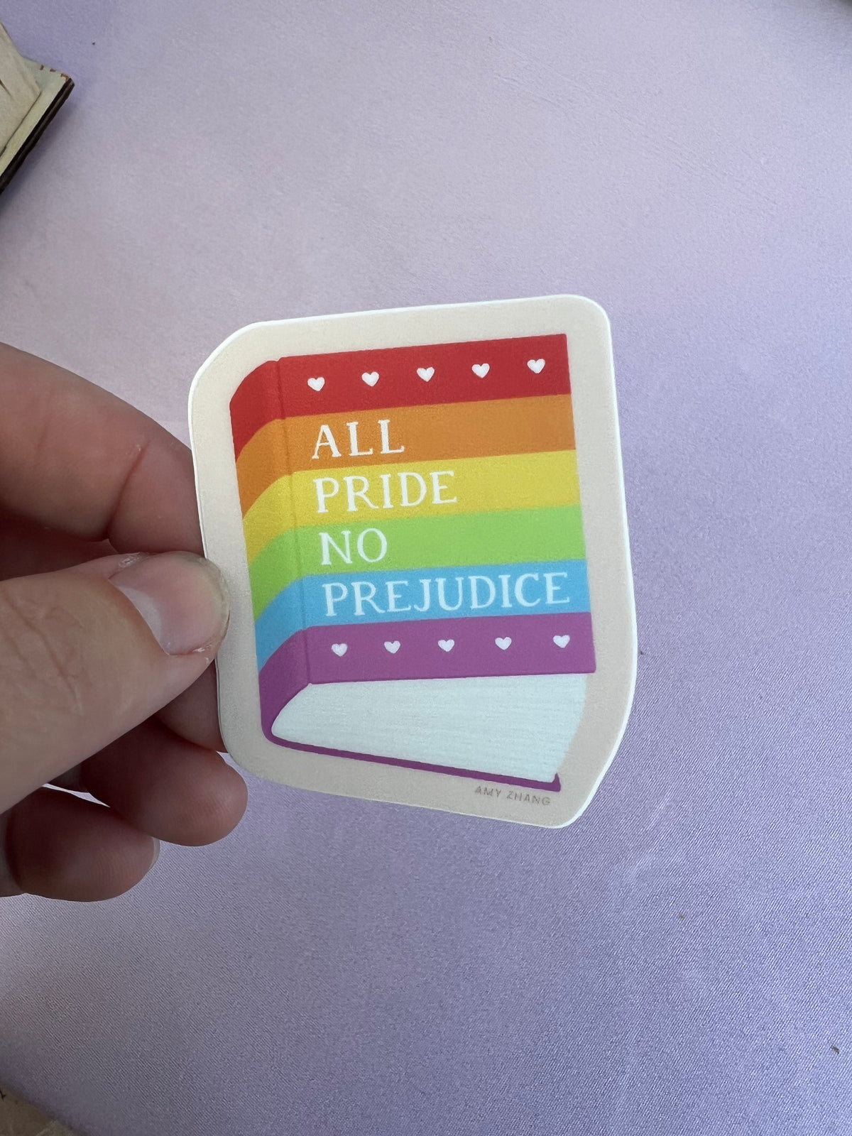 All Pride Book Vinyl Sticker
