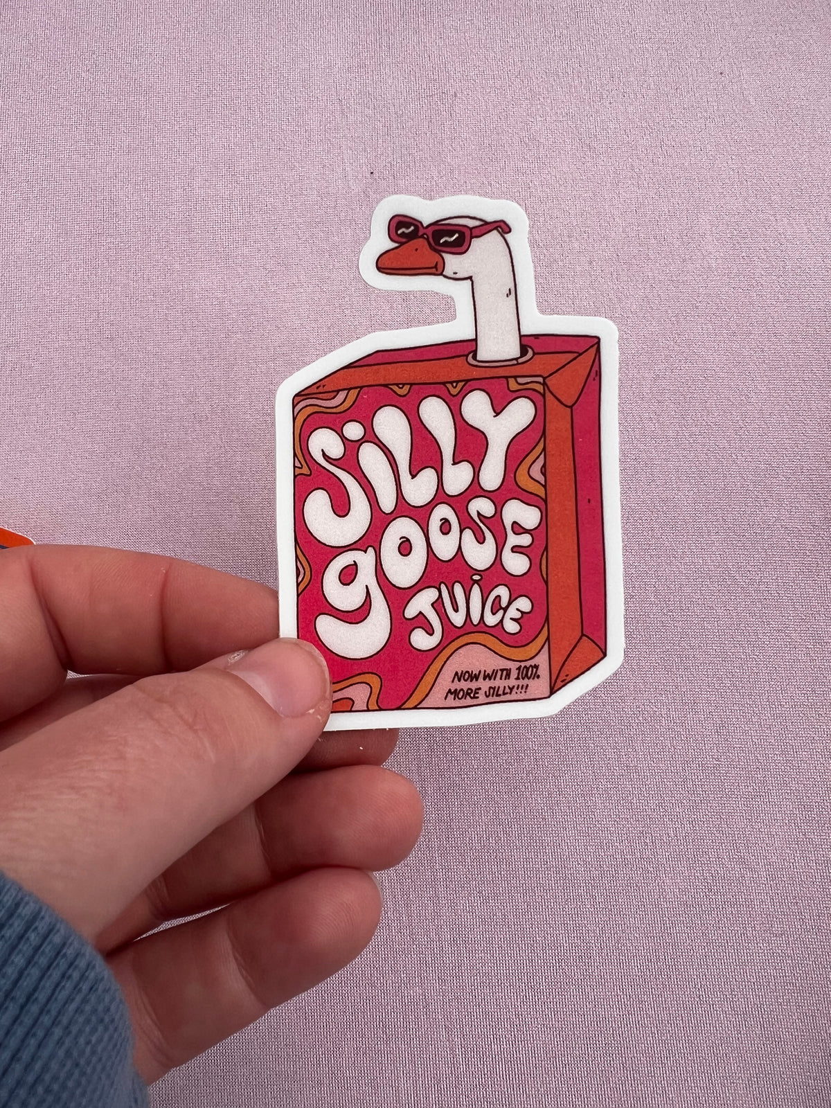 Silly Goose Juice Vinyl Sticker