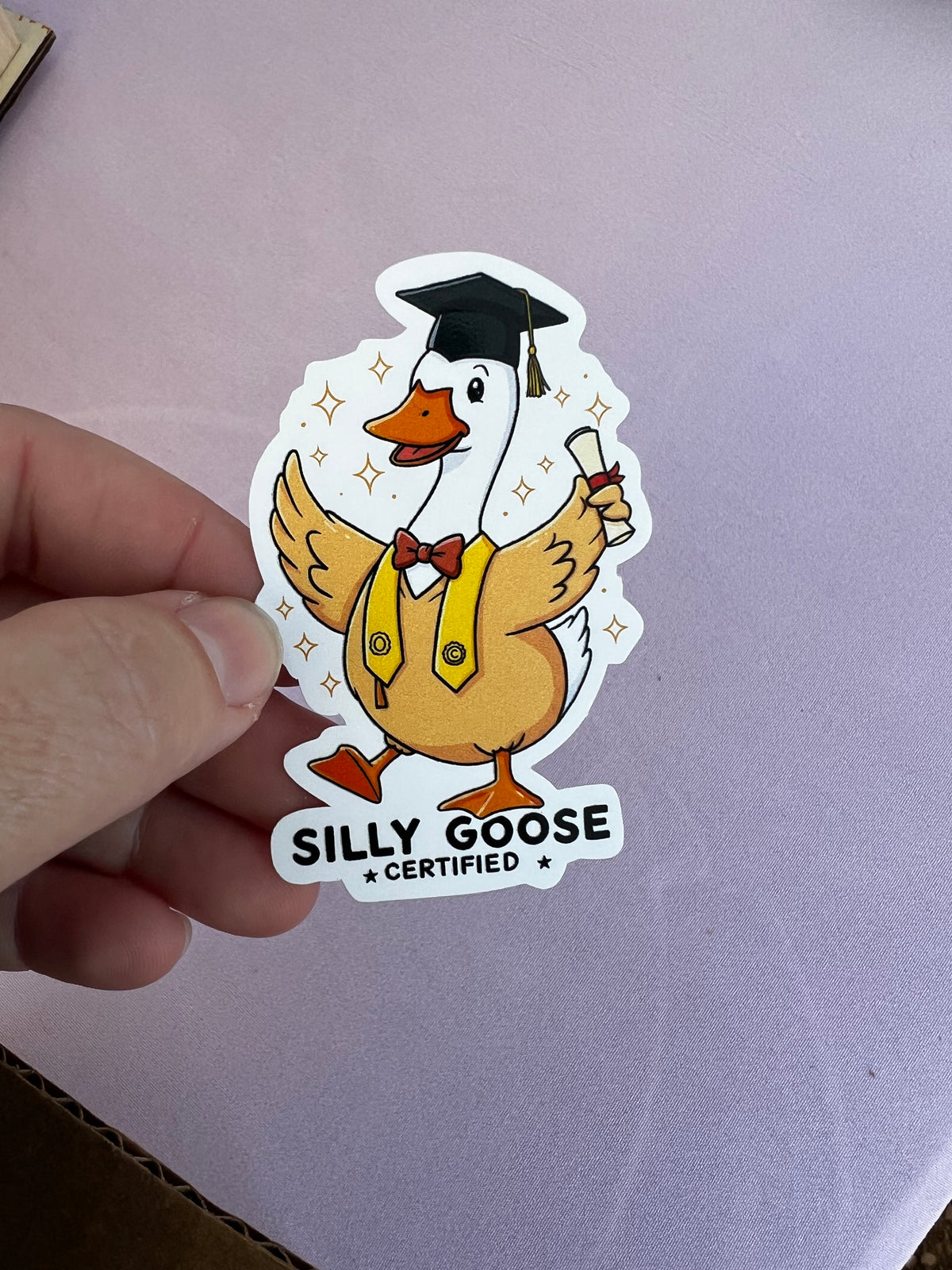 Silly Goose Certified Vinyl Sticker