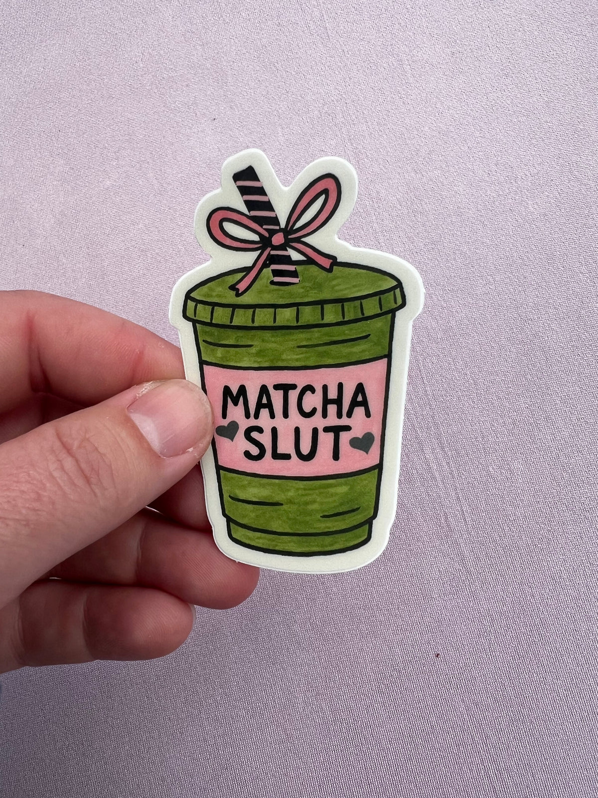 Matcha Slut Vinyl Sticker