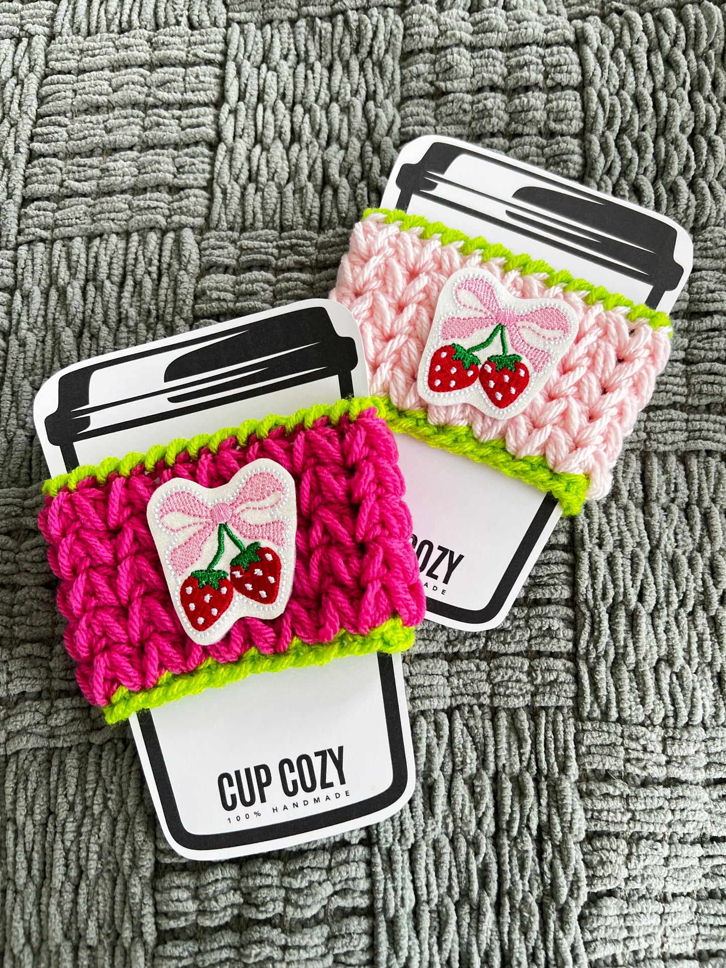 Bow Cherries Cup Sleeve