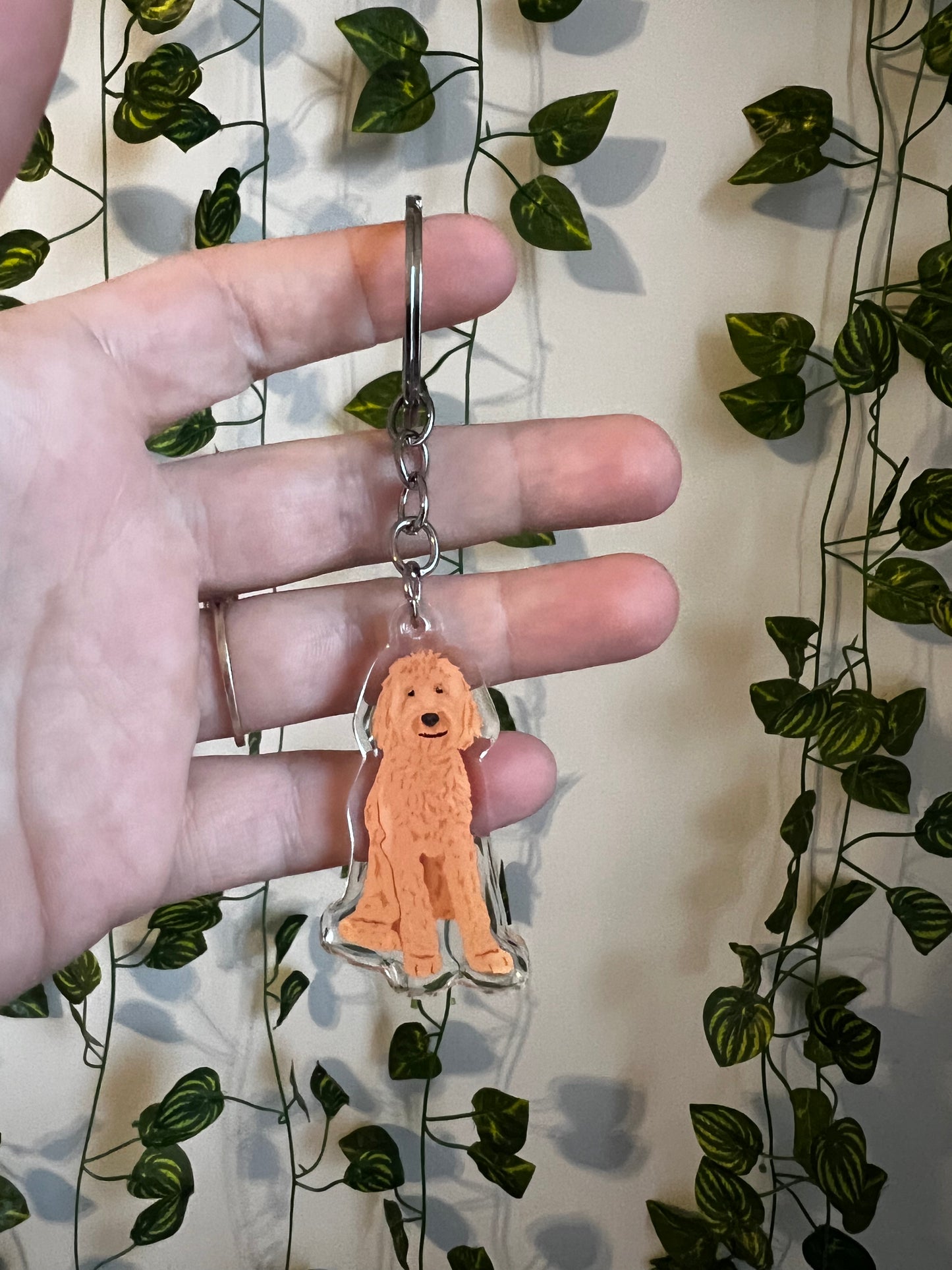 Goldendoodle/Labradoodle Keychain