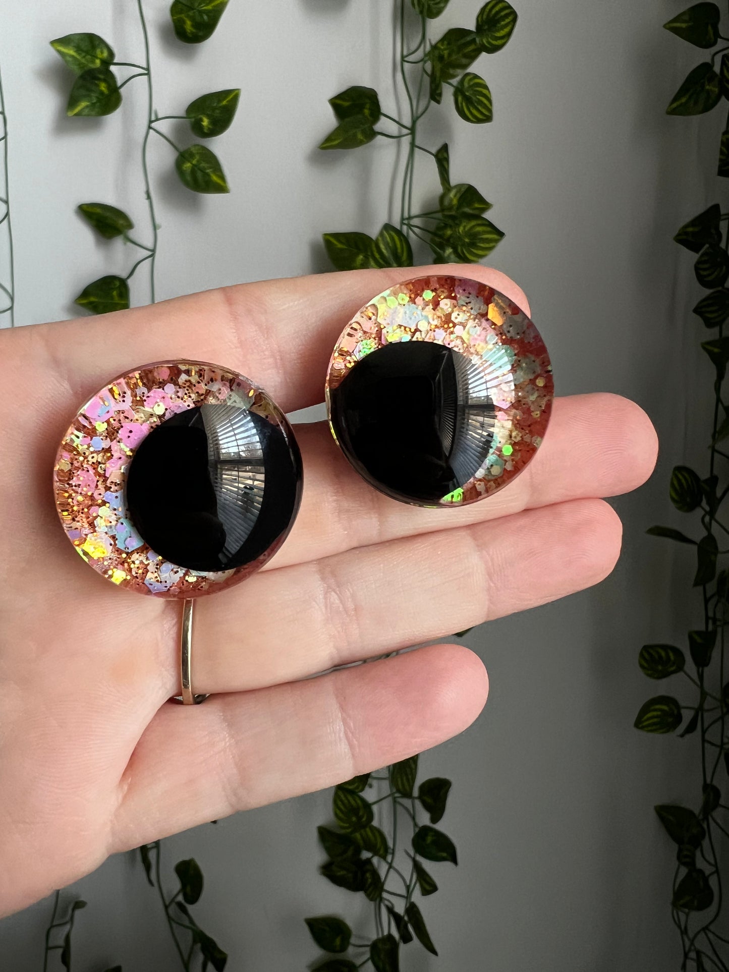 Champagne Sunset Painted Kawaii Style Safety Eyes