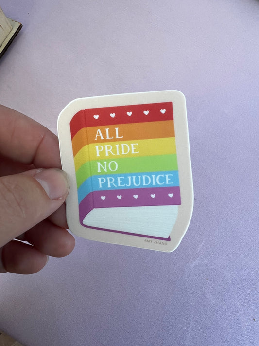 All Pride Book Vinyl Sticker