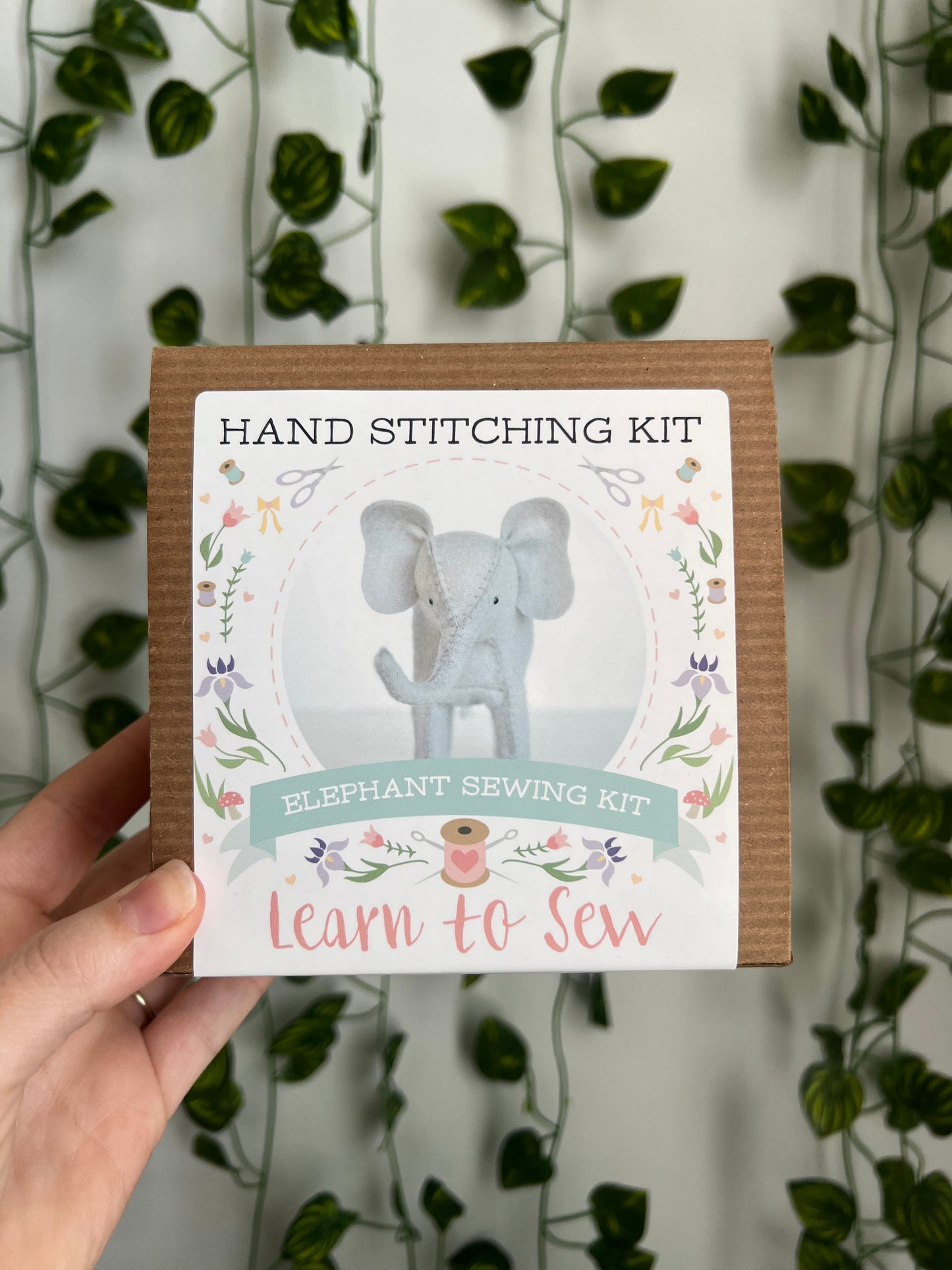 Felt Elephant Sewing DIY Kit