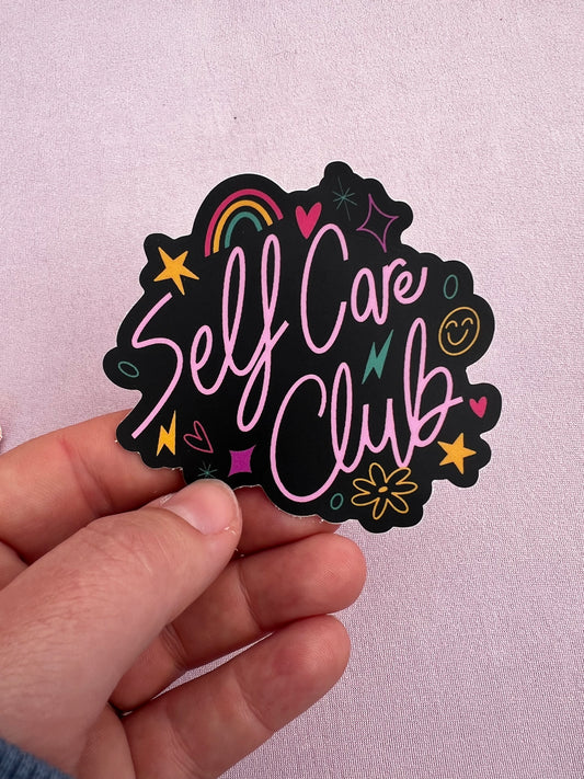 Self Care Club Vinyl Sticker