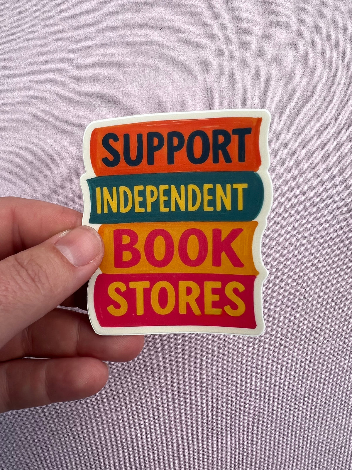 Independent Bookstores Vinyl Sticker