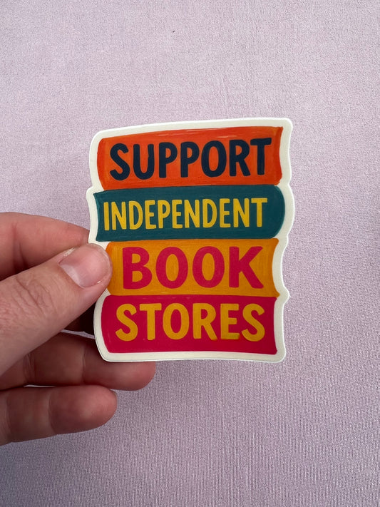Independent Bookstores Vinyl Sticker