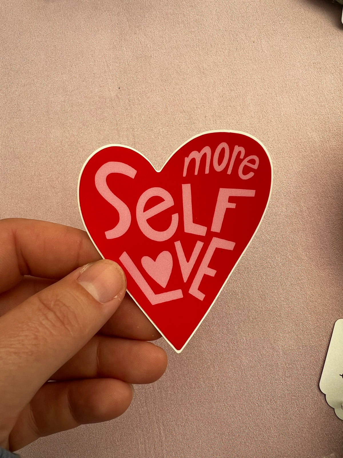 More Self Love Vinyl Sticker