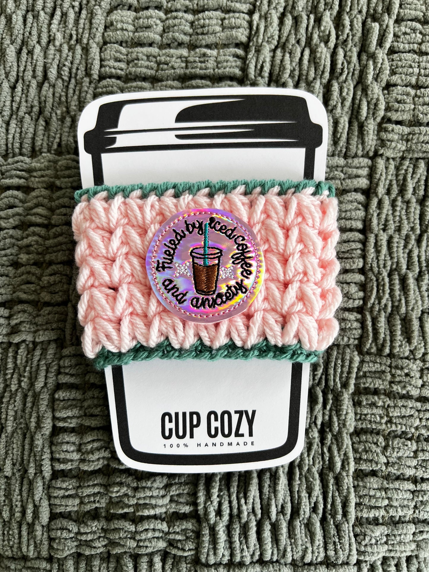 Fueled by Caffiene and Anxiety Cup Sleeve