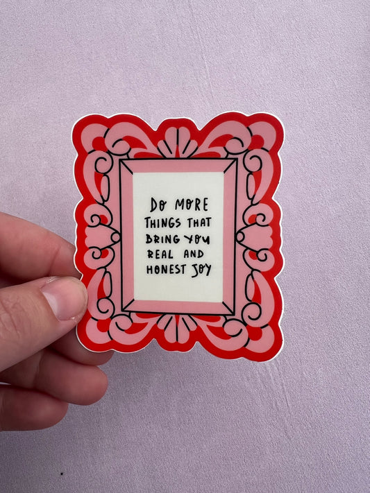 Do More Things Vinyl Sticker