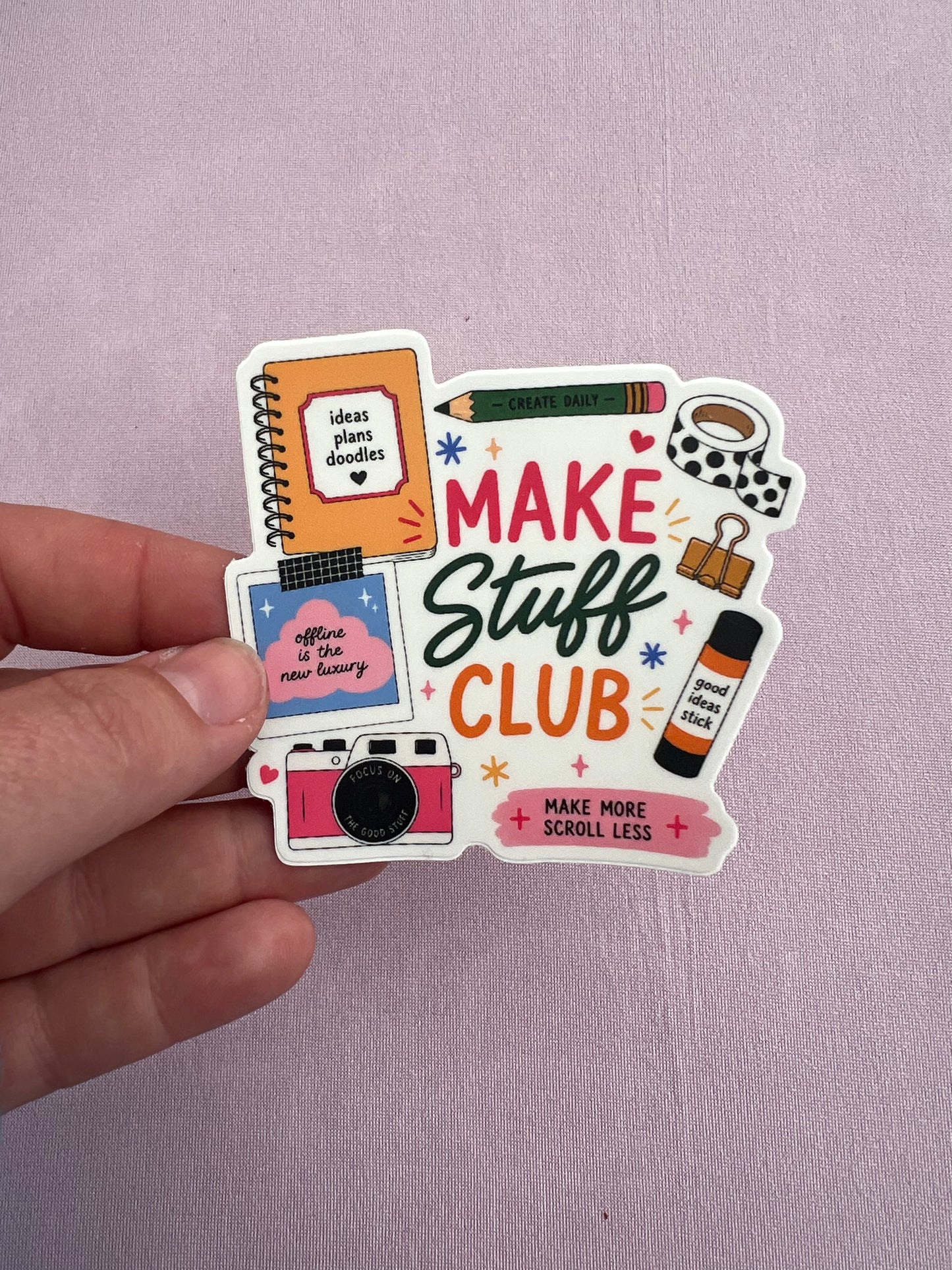 Make Stuff Club Vinyl Sticker