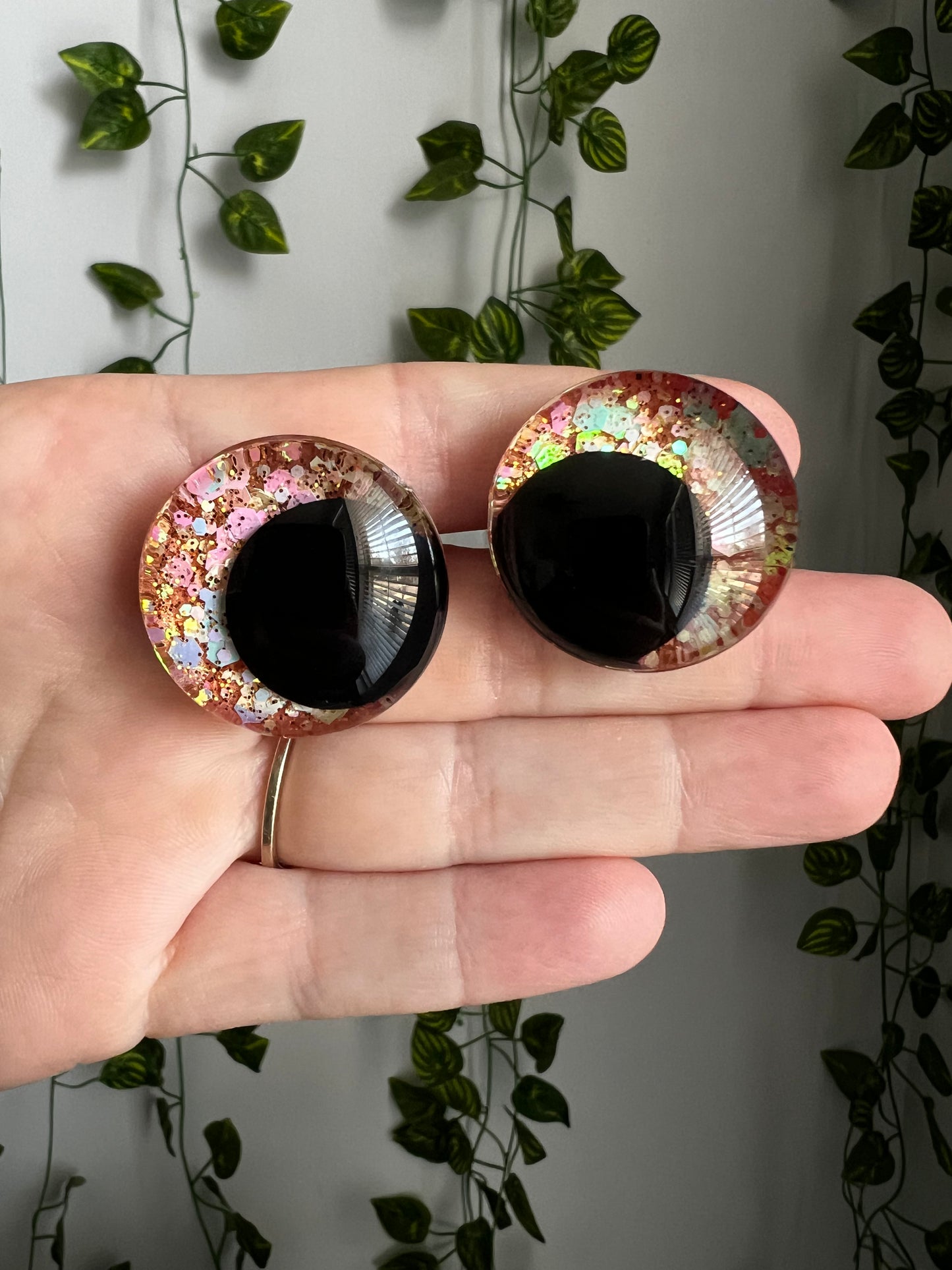 Champagne Sunset Painted Kawaii Style Safety Eyes