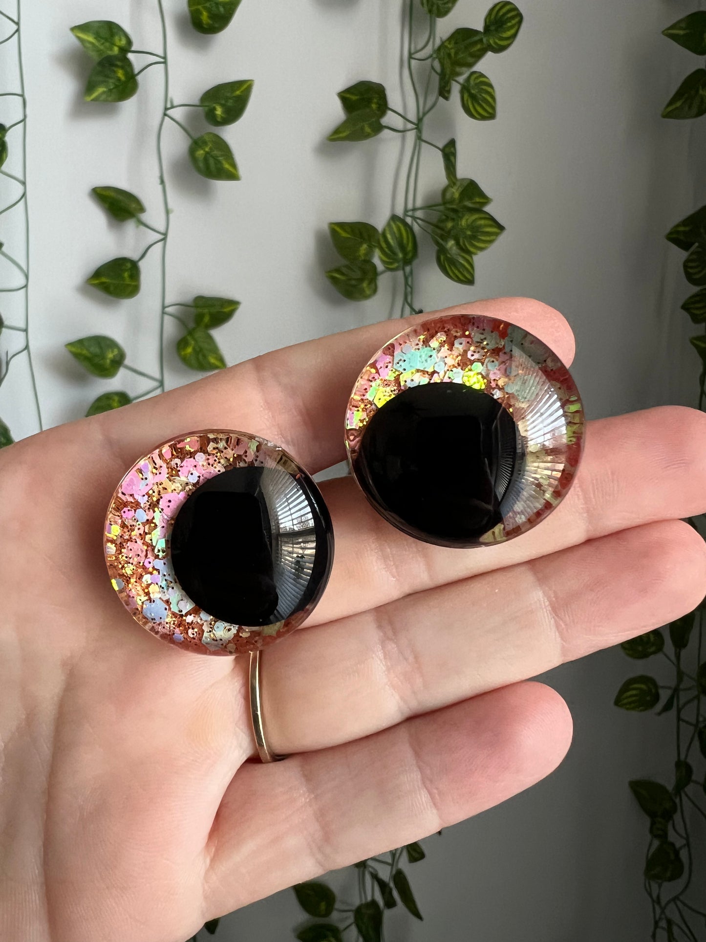 Champagne Sunset Painted Kawaii Style Safety Eyes