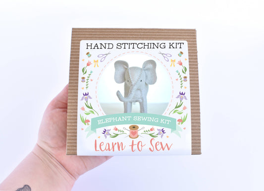 Felt Elephant Sewing DIY Kit