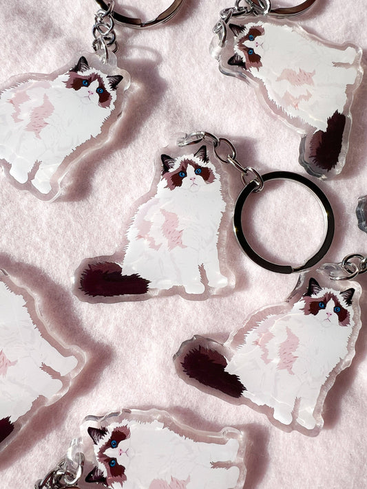 Ragdoll, Himalayan Keychain