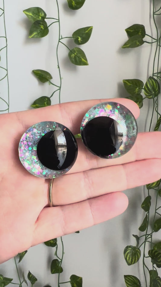 Diamond Dust Painted Kawaii Style Safety Eyes