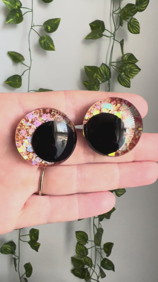 Champagne Sunset Painted Kawaii Style Safety Eyes